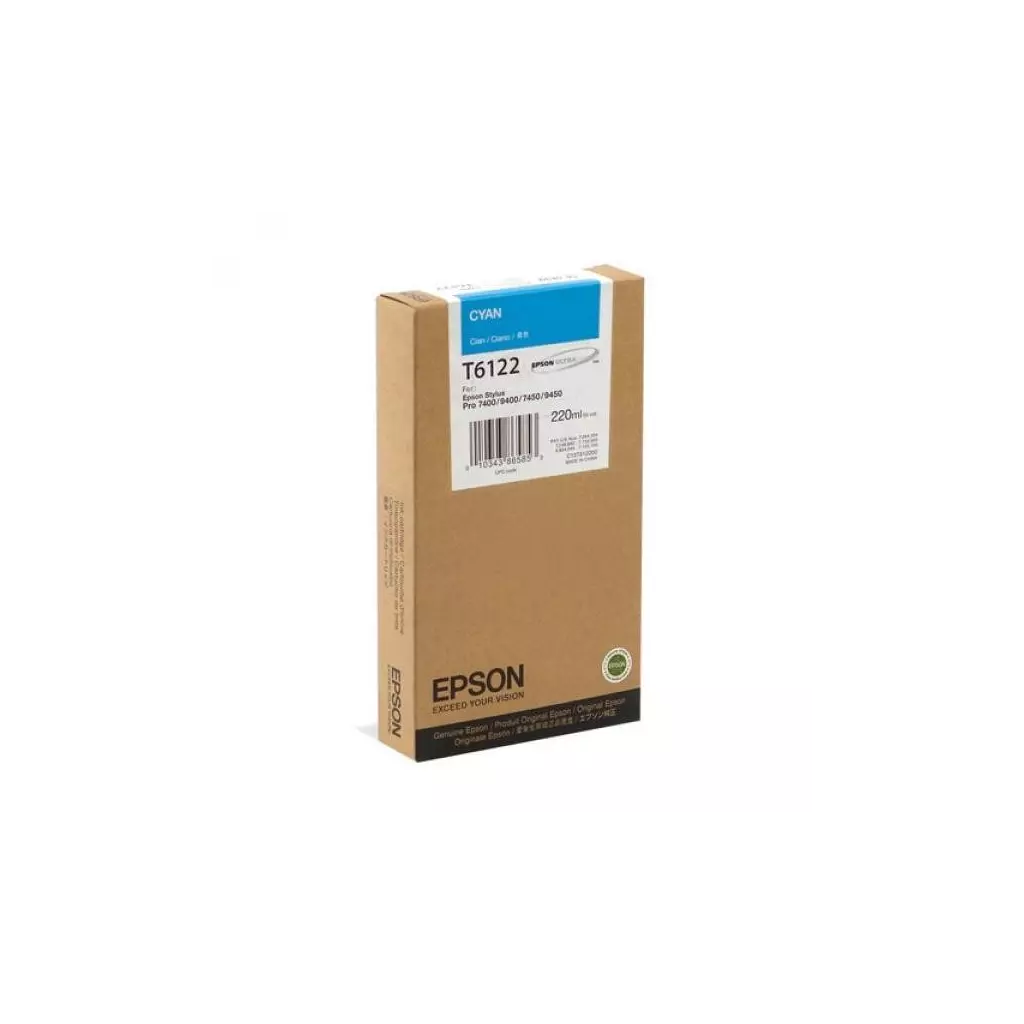 Obrázek produktu Epson T612  220ml Cyan