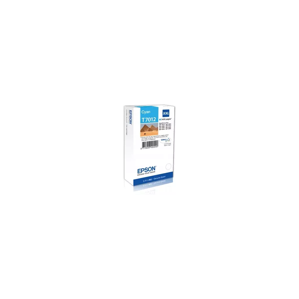 Obrázek produktu WP4000/4500 Series Ink Cartridge XXL Cyan 3.4k
