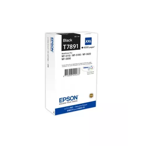 obrázek produktu WF-5xxx Series Ink Cartridge XXL Black T7891