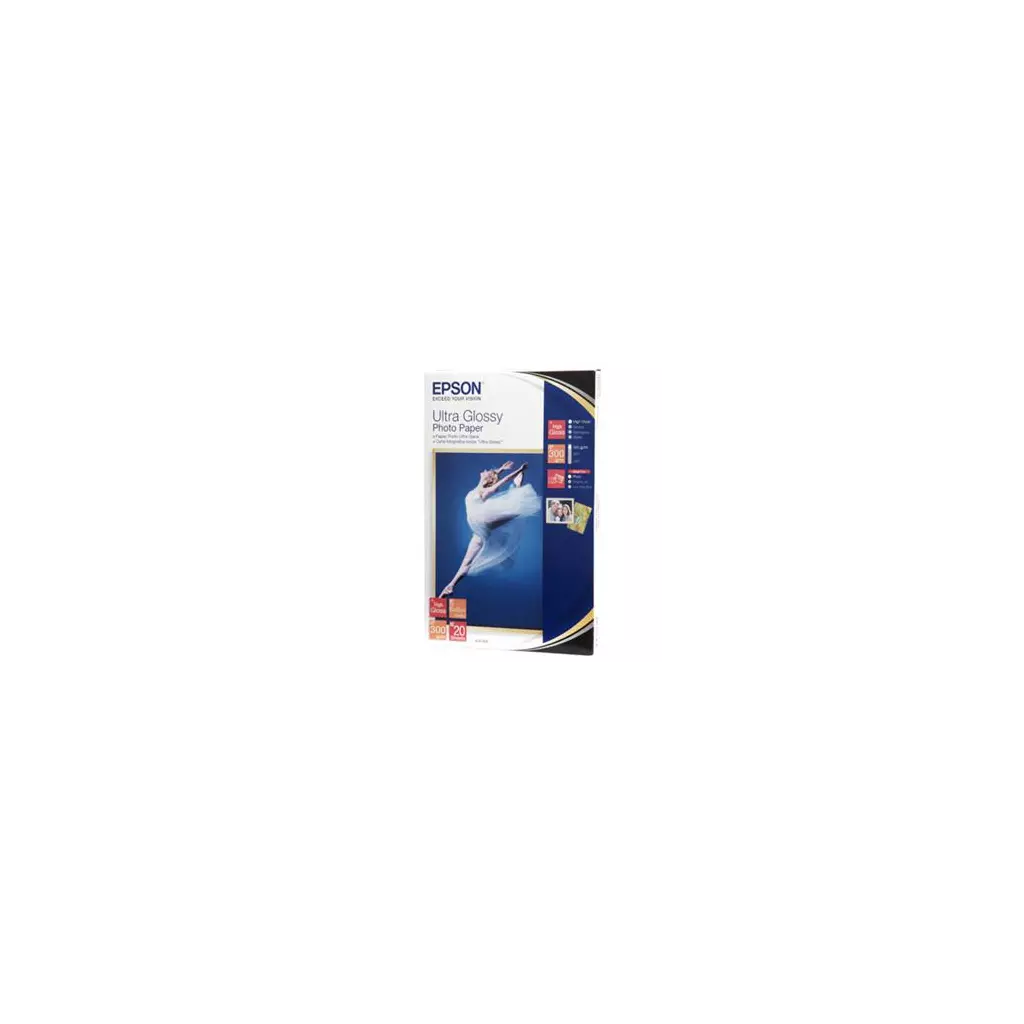 Obrázek produktu EPSON Ultra Glossy Photo Paper 10x15,300g(20listů)