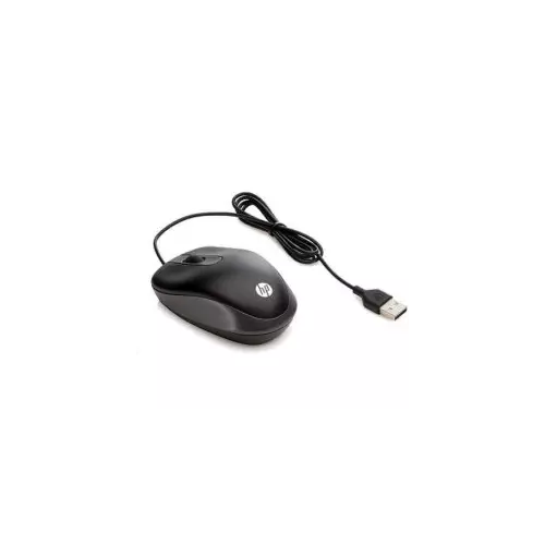 obrázek produktu HP Travel Mouse/Cestovní/Optická/1 000 DPI/Drátová USB/Černá