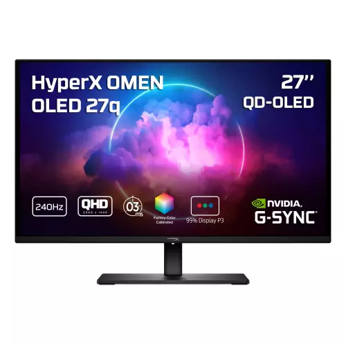 obrázek produktu HP HyperX OMEN/27q/27,6"/QD-OLED/QHD/240Hz/0,03ms/Černá/3R