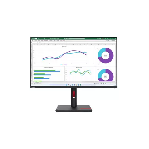 obrázek produktu Lenovo ThinkVision/T32h-30/31,5"/IPS/QHD/60Hz/6ms/Black/3R