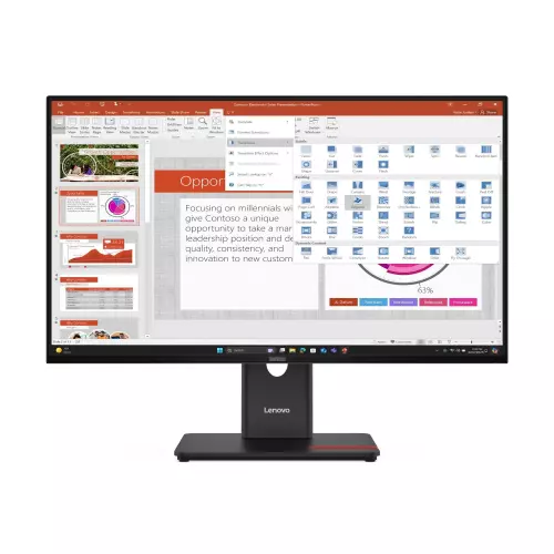 obrázek produktu Lenovo ThinkVision/T27-40/27"/IPS/FHD/120Hz/4ms/Black/3R