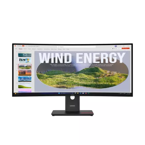 obrázek produktu Lenovo ThinkVision/T34WD-40/34"/VA/wQHD/120Hz/4ms/Black/Černá/3R