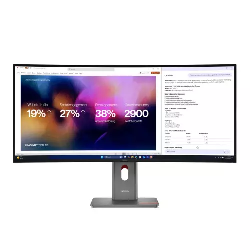 obrázek produktu Lenovo ThinkVision/P40WD-40/39,7"/IPS/wUHD/120Hz/4ms/Černá/3R