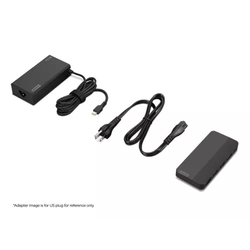 obrázek produktu Lenovo USB-C Dual Display Travel Dock (w/ adapter)