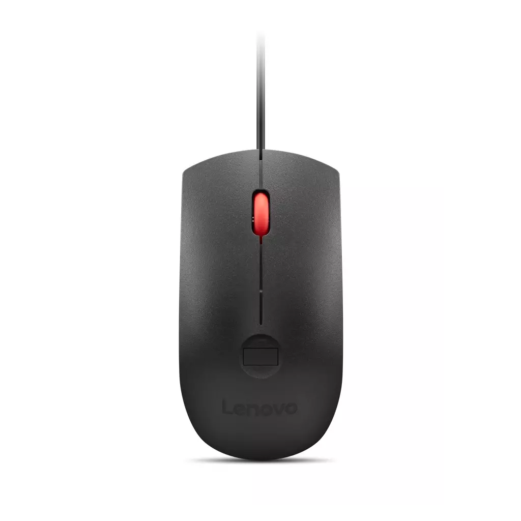 Obrázek produktu Lenovo Fingerprint Biometric USB Mouse Gen 3/Kancelářská/Optická/2 000 DPI/Drátové USB-A/Černá
