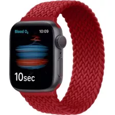 obrázek produktu Apple Watch řemínek, elastický, pro 42/44 mm, L, nylonový, červený