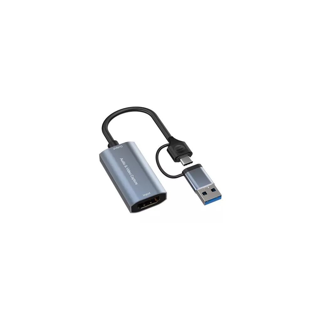 Obrázek produktu Převodník z HDMI na USB, střihová karta, nahrávání videa z HDMI do PC, USB 3.0/USB-C/HDMI 1080p/60Hz