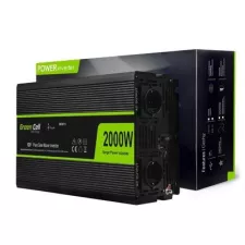 obrázek produktu Green Cell Power Inverter měnič napětí z 12V na 230V, 2000W/4000W, čistá sinusoida