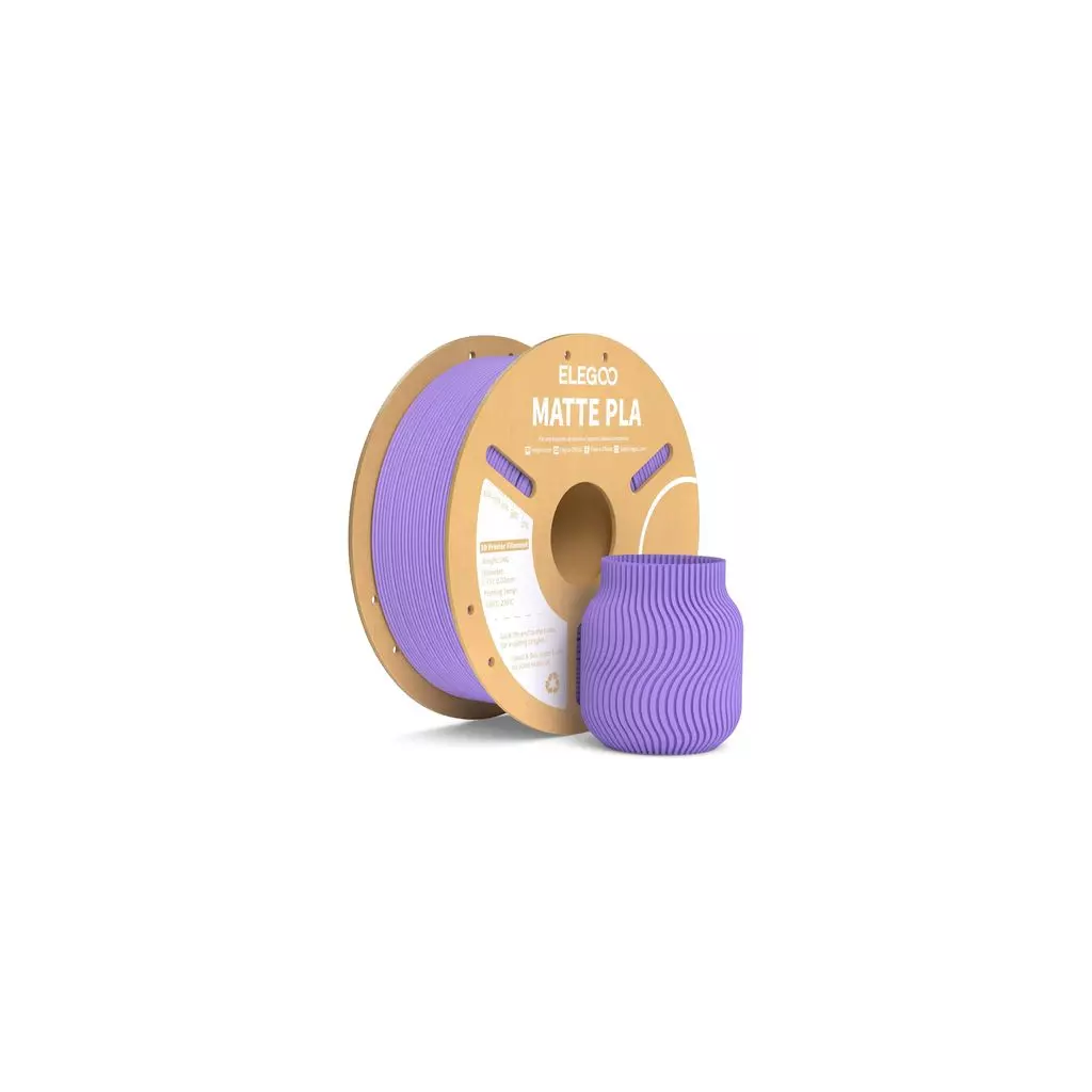 Obrázek produktu ELEGOO PLA MATTE 1.75 1kg Lavender Purple