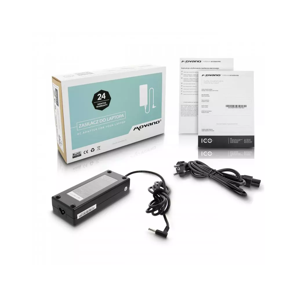 Obrázek produktu MOVANO adaptér hp compaq 19.5v 6.15a 120W konektor 4.5x3.0mm