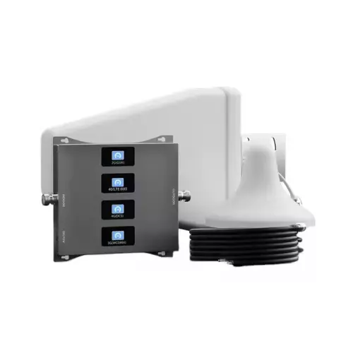 obrázek produktu EXELENTO GSM/LTE zesilovač/opakovač signálu pro mobily - GSM+3G+4G LTE set, 4 pásma, Profi 350 mW