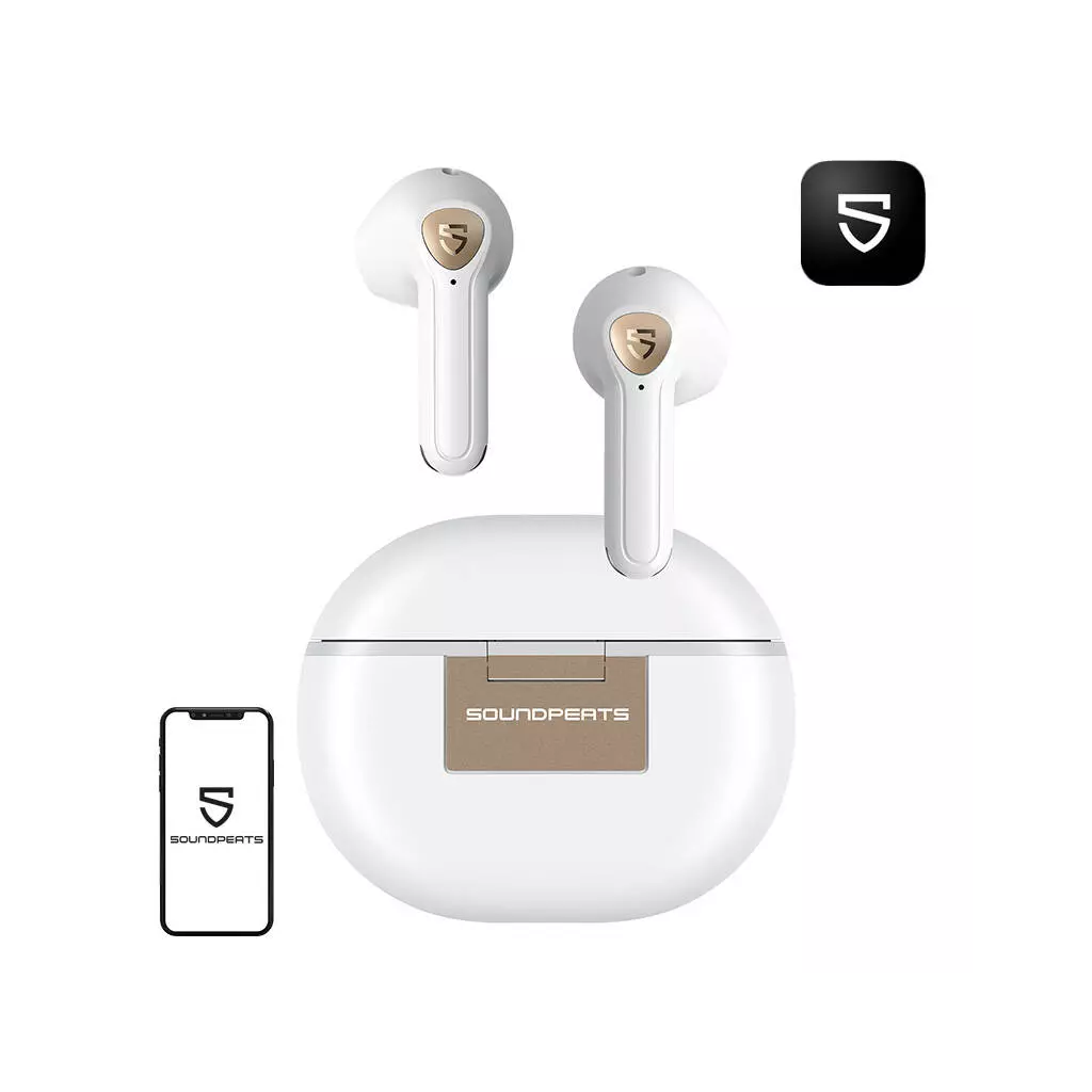 Obrázek produktu Sluchátka Soundpeats Air 3 Deluxe HS TWS (bílá)