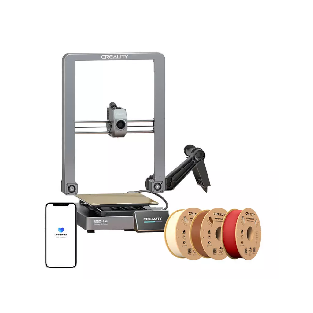 Obrázek produktu Creality Ender-3 V3 3D Printer + 3 pcs of filament SET
