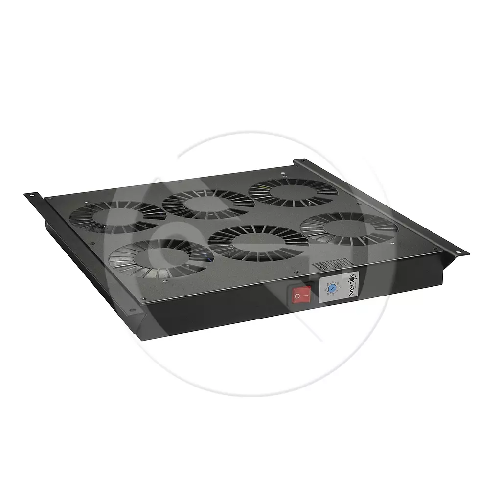 Obrázek produktu Solarix Ventilační jednotka univerzální 2 ventilátorů s termostatem BK do stropu i do dna VJ-R2