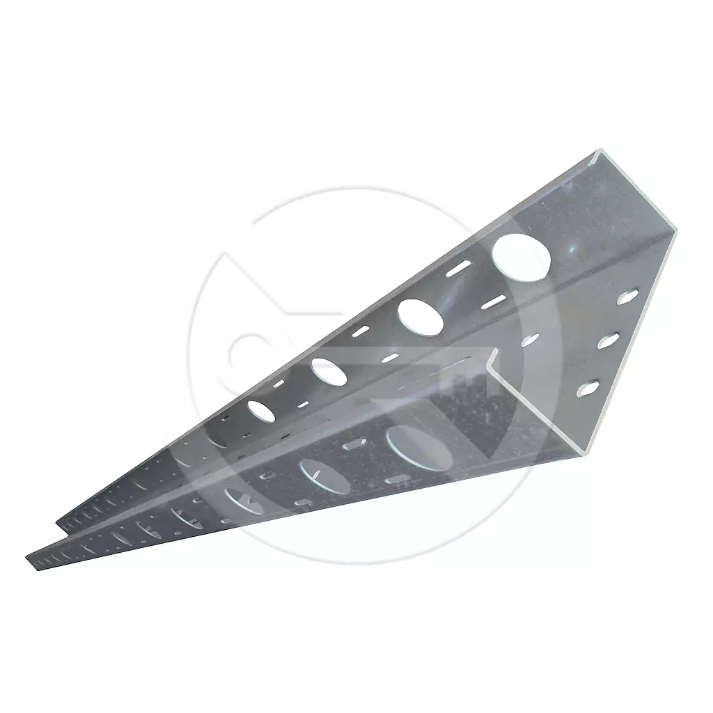 Obrázek produktu Solarix Vertikální vyvazovací žlab 45U kovový pozink 120x50mm, VVZ-KOV-45