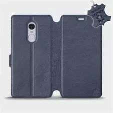 obrázek produktu Luxusní flip pouzdro na mobil Xiaomi Redmi Note 4 Global - Modré - kožené -  L_NBS Blue Leather