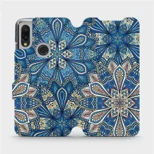 obrázek produktu Flipové pouzdro na mobil Xiaomi Redmi 7 - V108P Modré mandala květy