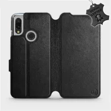 obrázek produktu Luxusní flip pouzdro na mobil Xiaomi Redmi 7 - Černé - kožené - L_BLS Black Leather