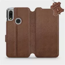 obrázek produktu Luxusní flip pouzdro na mobil Xiaomi Redmi 7 - Hnědé - kožené - L_BRS Brown Leather