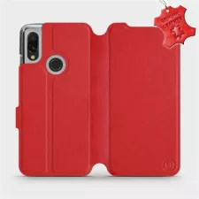 obrázek produktu Luxusní flip pouzdro na mobil Xiaomi Redmi 7 - Červené - kožené -  L_RDS Red Leather