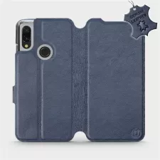 obrázek produktu Luxusní flip pouzdro na mobil Xiaomi Redmi 7 - Modré - kožené -  L_NBS Blue Leather