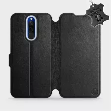 obrázek produktu Luxusní flip pouzdro na mobil Xiaomi Redmi 8 - Černé - kožené - L_BLS Black Leather