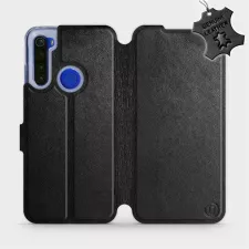 obrázek produktu Luxusní flip pouzdro na mobil Xiaomi Redmi Note 8T - Černé - kožené - L_BLS Black Leather