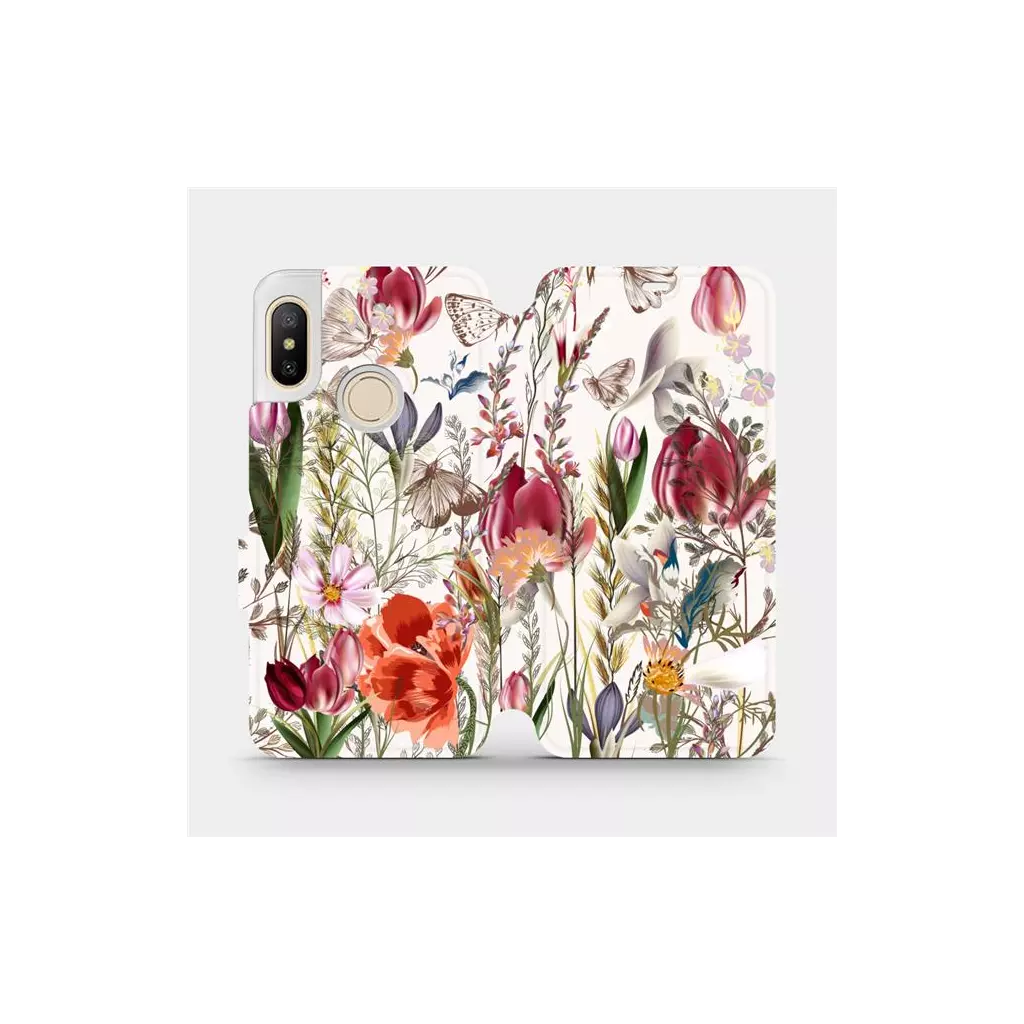 Obrázek produktu Flipové pouzdro na mobil Xiaomi Mi A2 Lite - MP01S Rozkvetlá louka