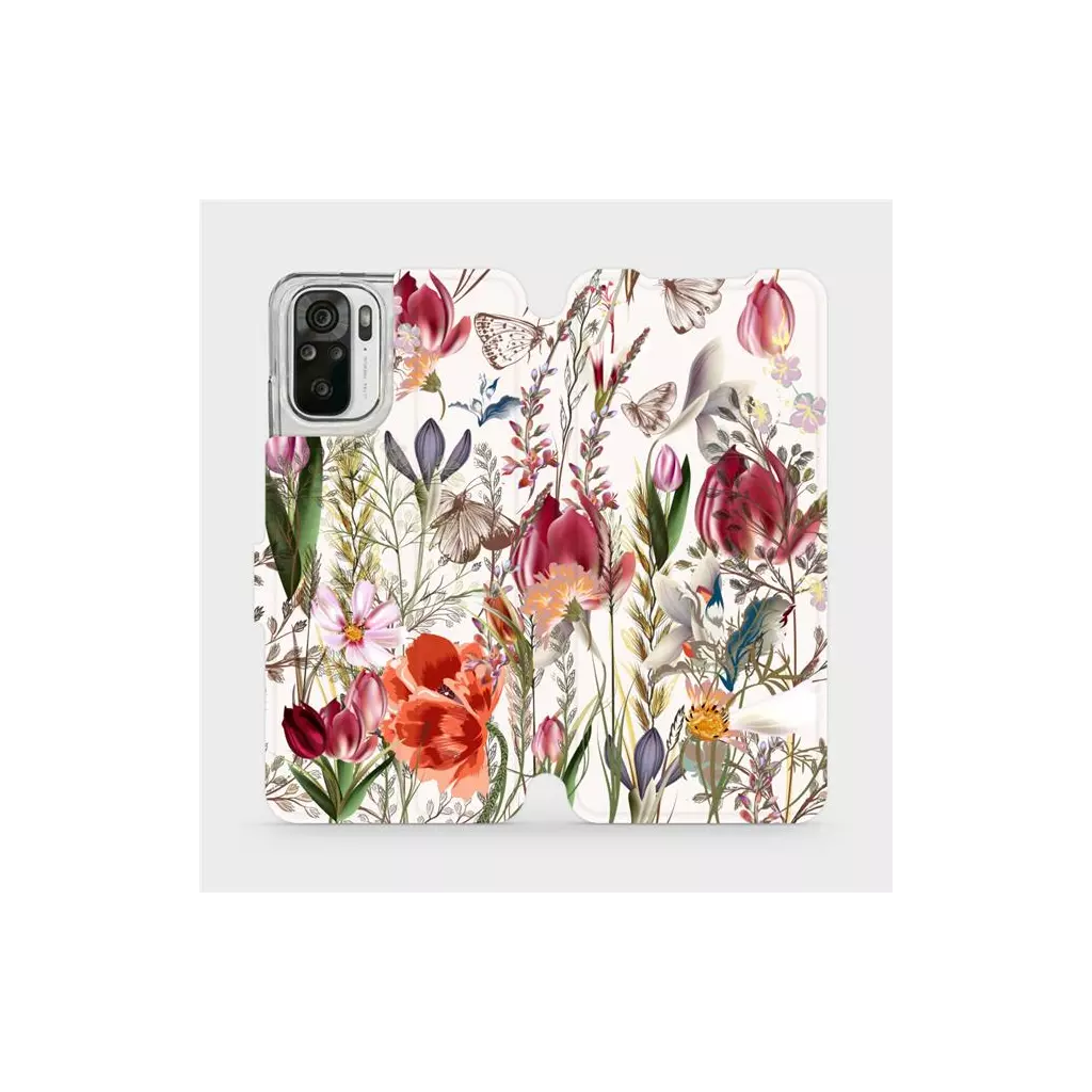 Obrázek produktu Flipové pouzdro na mobil Xiaomi Redmi Note 10 - MP01S Rozkvetlá louka