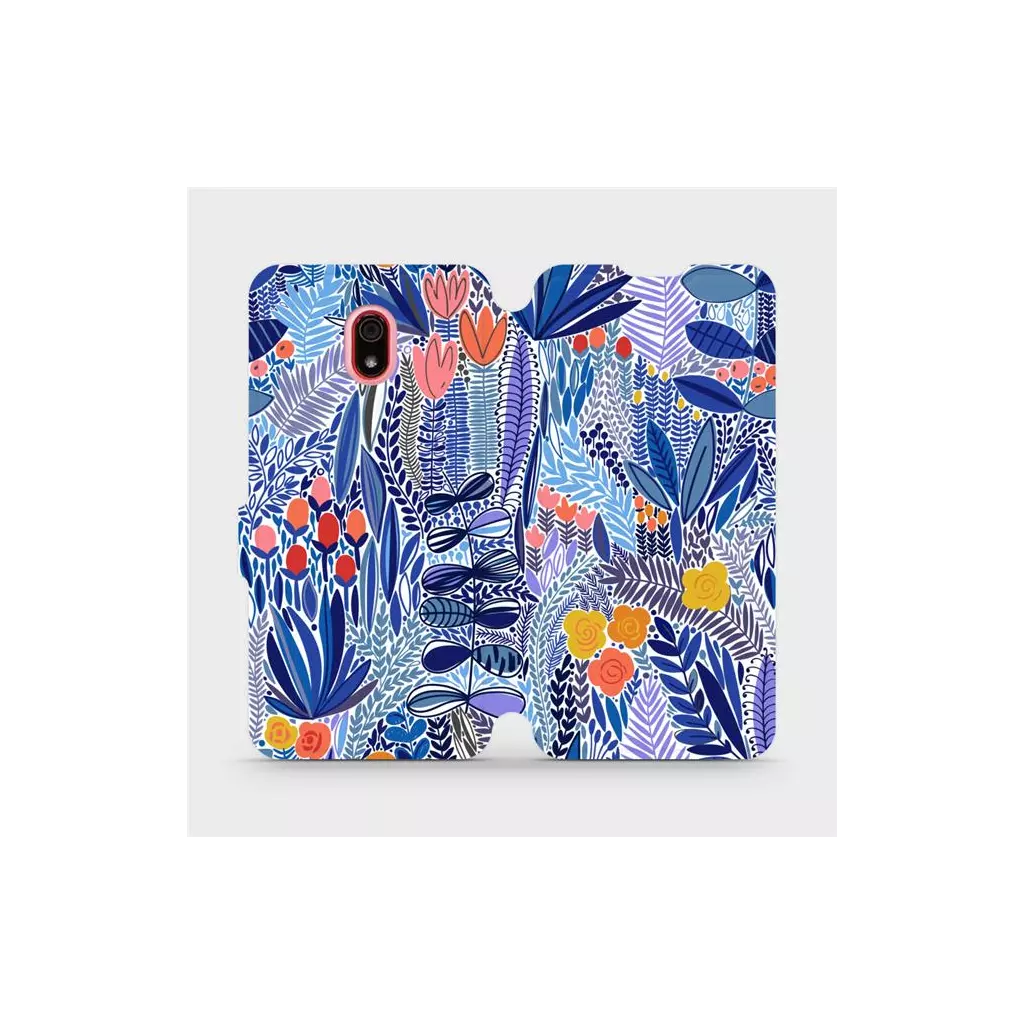 Obrázek produktu Flipové pouzdro na mobil Xiaomi Redmi 8A - MP03P Modrá květena