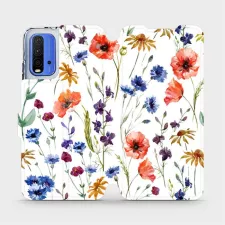 obrázek produktu Flip pouzdro na mobil Xiaomi Redmi 9T - MP04S Luční kvítí