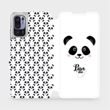 obrázek produktu Flip pouzdro na mobil Xiaomi Redmi Note 10 5G - M030P Panda Amálka