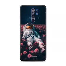 obrázek produktu Prémiový lesklý kryt Glossy na mobil Xiaomi Redmi 9 - G002G Astronaut v růžích