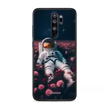 obrázek produktu Prémiový lesklý kryt Glossy na mobil Xiaomi Redmi Note 8 Pro - G002G Astronaut v růžích