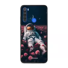 obrázek produktu Prémiový lesklý kryt Glossy na mobil Xiaomi Redmi Note 8T - G002G Astronaut v růžích