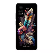 obrázek produktu Prémiový lesklý kryt Glossy na mobil Xiaomi Redmi Note 11 Pro - G011G Kytice s pírkem