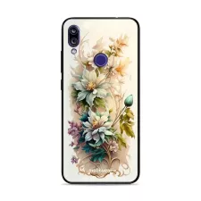 obrázek produktu Prémiový lesklý kryt Glossy na mobil Xiaomi Redmi 7 - G014G Krémové květy