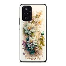 obrázek produktu Prémiový lesklý kryt Glossy na mobil Xiaomi Redmi Note 10 Pro - G014G Krémové květy