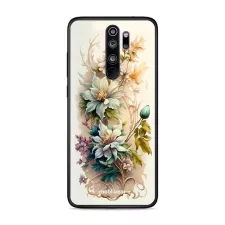 obrázek produktu Prémiový lesklý kryt Glossy na mobil Xiaomi Redmi Note 8 Pro - G014G Krémové květy