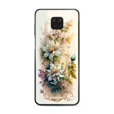 obrázek produktu Prémiový lesklý kryt Glossy na mobil Xiaomi Redmi Note 9 Pro / Note 9S - G014G Krémové květy