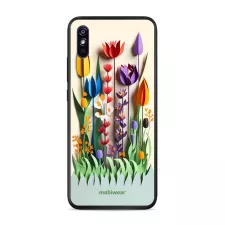 obrázek produktu Prémiový lesklý kryt Glossy na mobil Xiaomi Redmi 9A / 9AT - G015G Barevné květinky