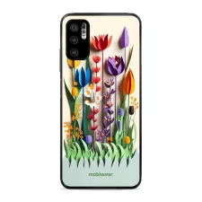 obrázek produktu Prémiový lesklý kryt Glossy na mobil Xiaomi Redmi Note 10 5G - G015G Barevné květinky