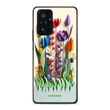 obrázek produktu Prémiový lesklý kryt Glossy na mobil Xiaomi Redmi Note 10 Pro - G015G Barevné květinky