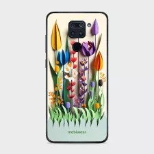 obrázek produktu Prémiový lesklý kryt Glossy na mobil Xiaomi Redmi Note 9 - G015G Barevné květinky