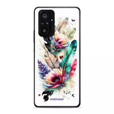 obrázek produktu Prémiový lesklý kryt Glossy na mobil Xiaomi Redmi Note 10 Pro - G017G Pírka a květy