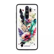 obrázek produktu Prémiový lesklý kryt Glossy na mobil Xiaomi Redmi Note 8 Pro - G017G Pírka a květy