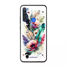 obrázek produktu Prémiový lesklý kryt Glossy na mobil Xiaomi Redmi Note 8T - G017G Pírka a květy